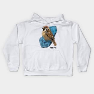 The rich sparrow Kids Hoodie